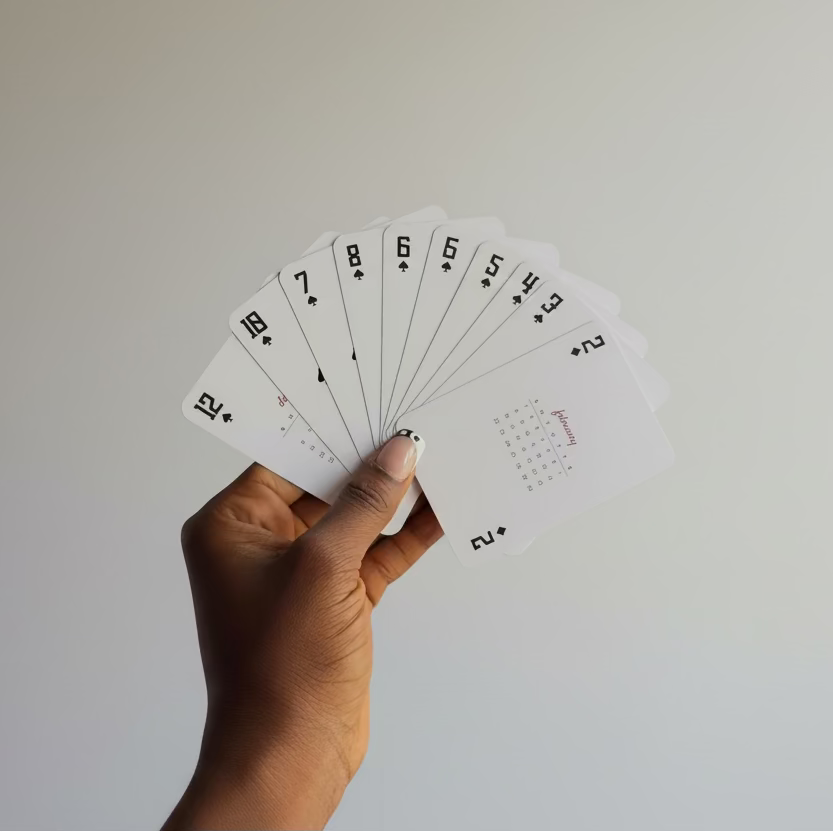 2026 Monthly Calendar Playing Cards