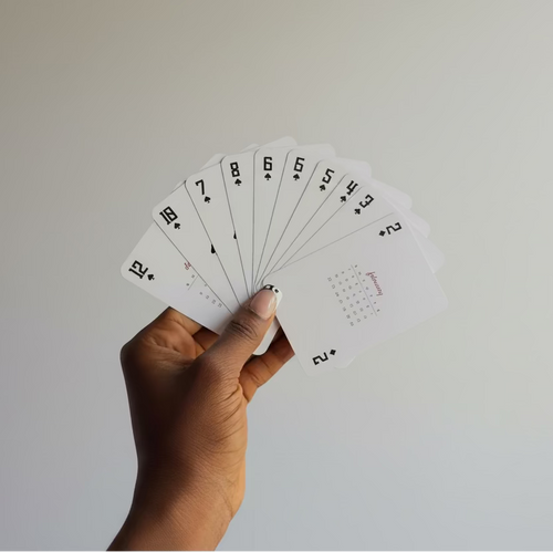 2026 Monthly Calendar Playing Cards
