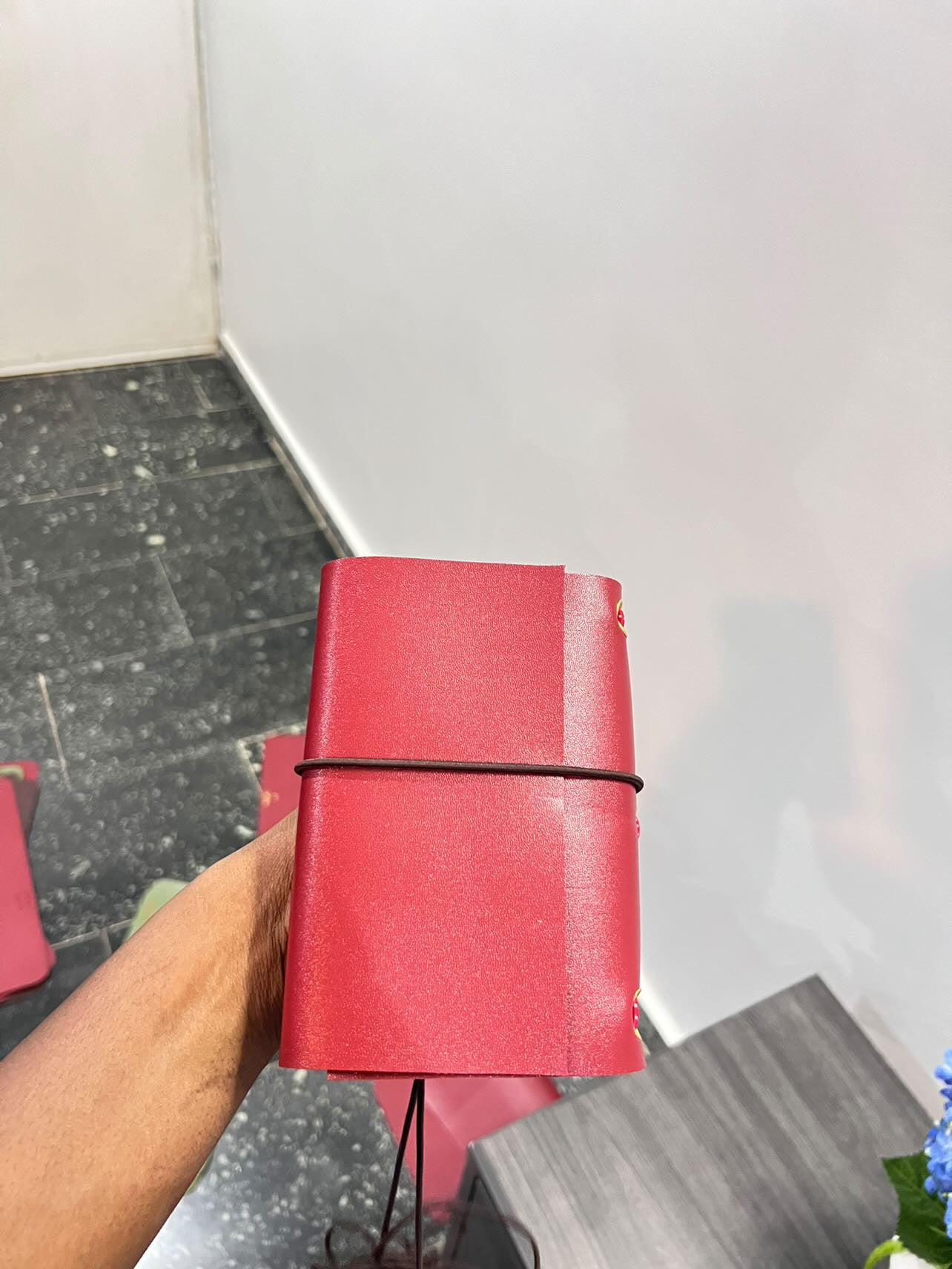 A6 Trifold Leather Journal
