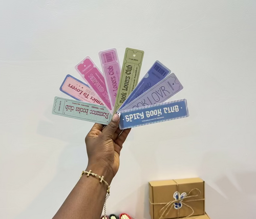 Book club bookmarks