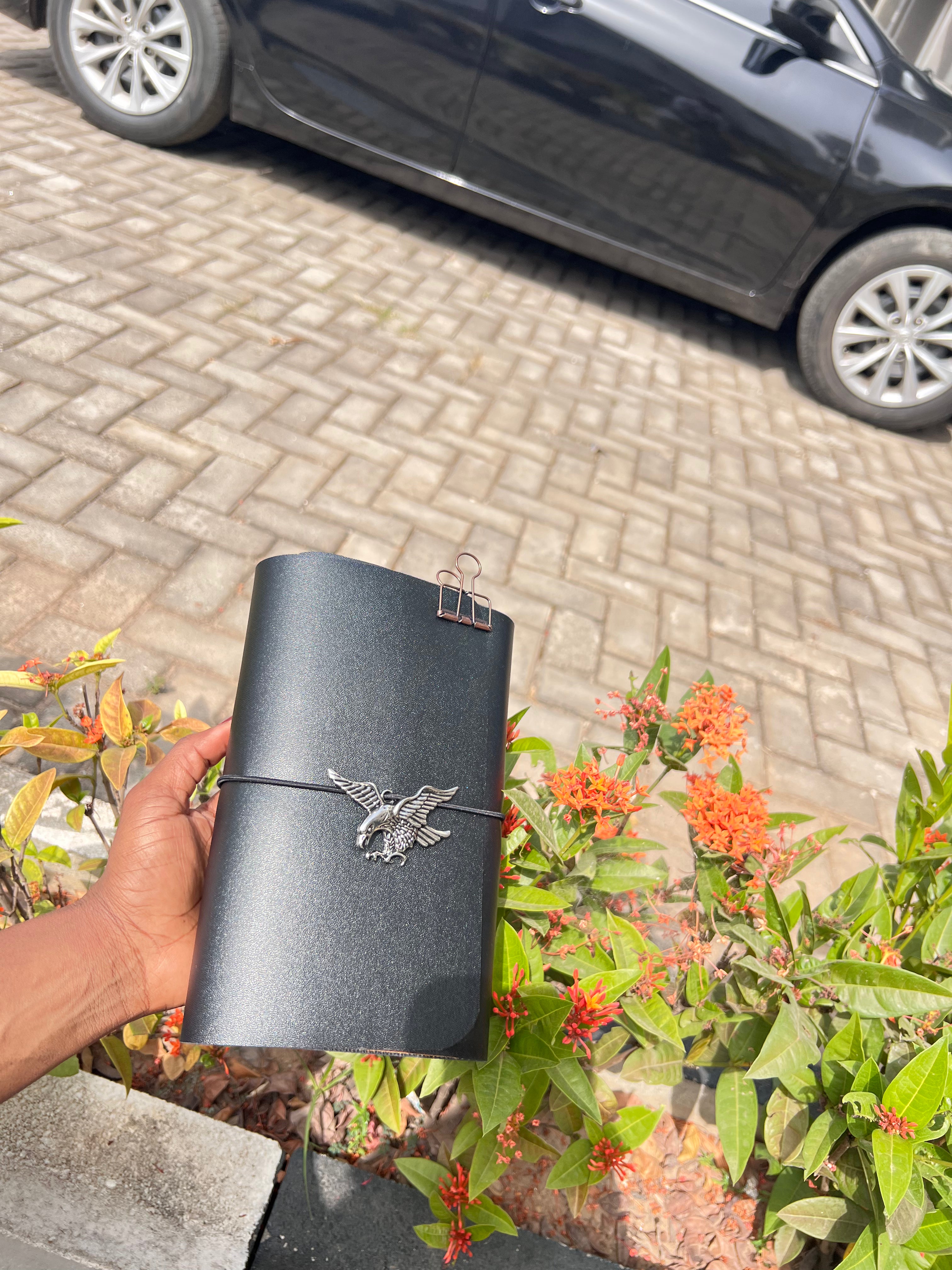 A5 Trifold Leather Journal