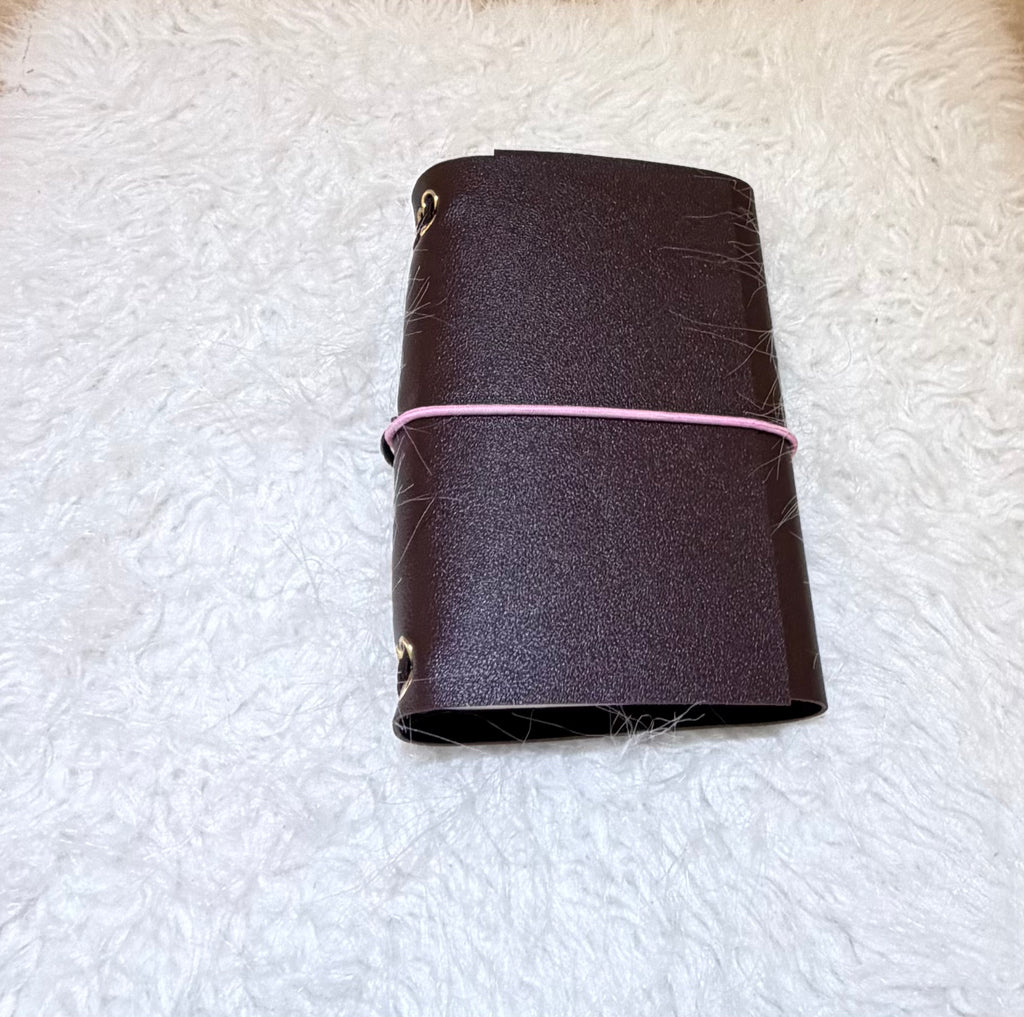 A6 Trifold Leather Journal