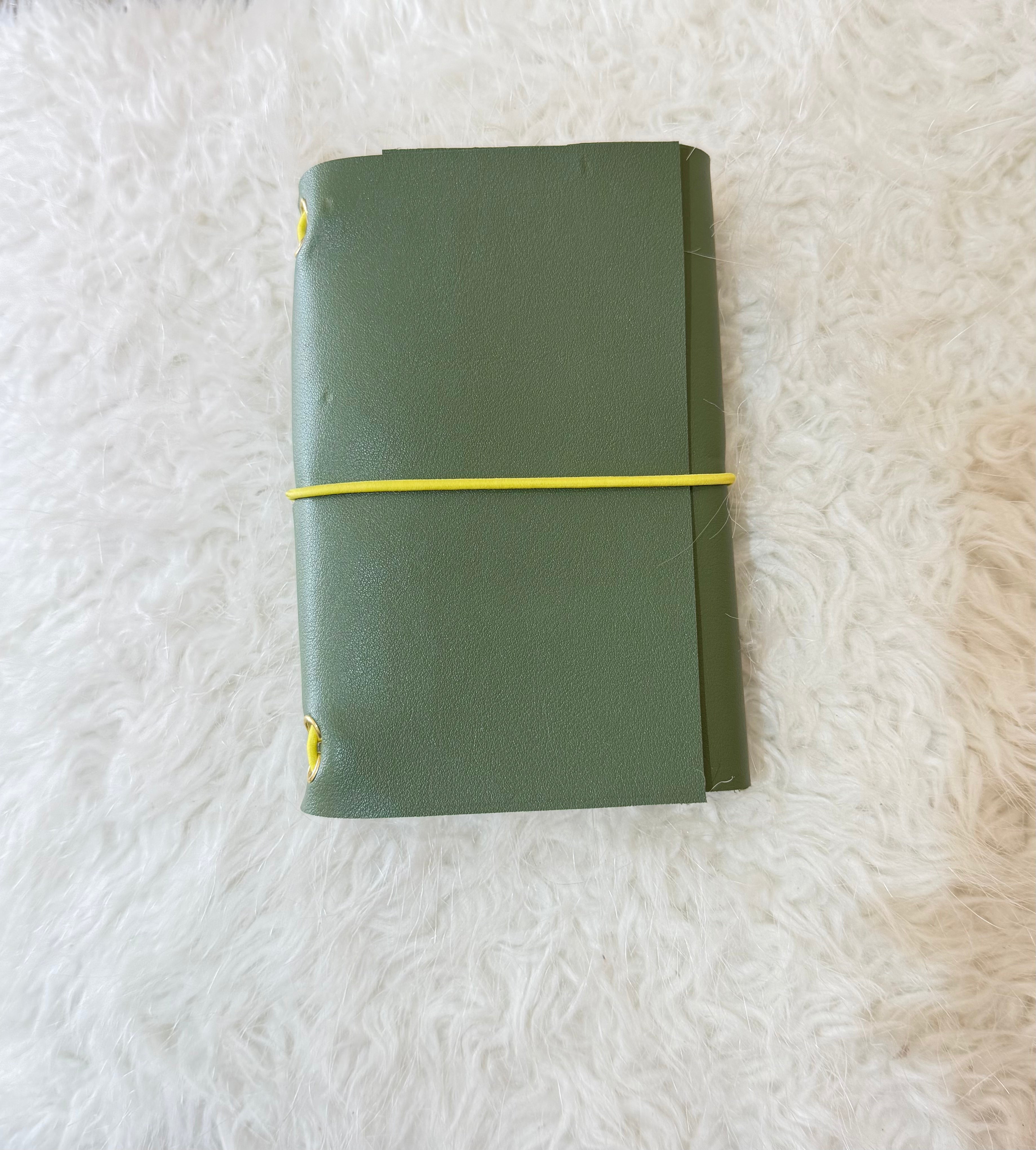 A6 Trifold Leather Journal