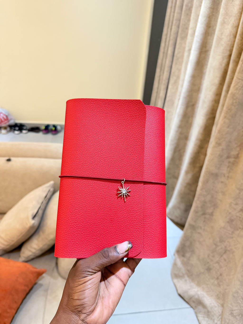 A5 Trifold Leather Journal