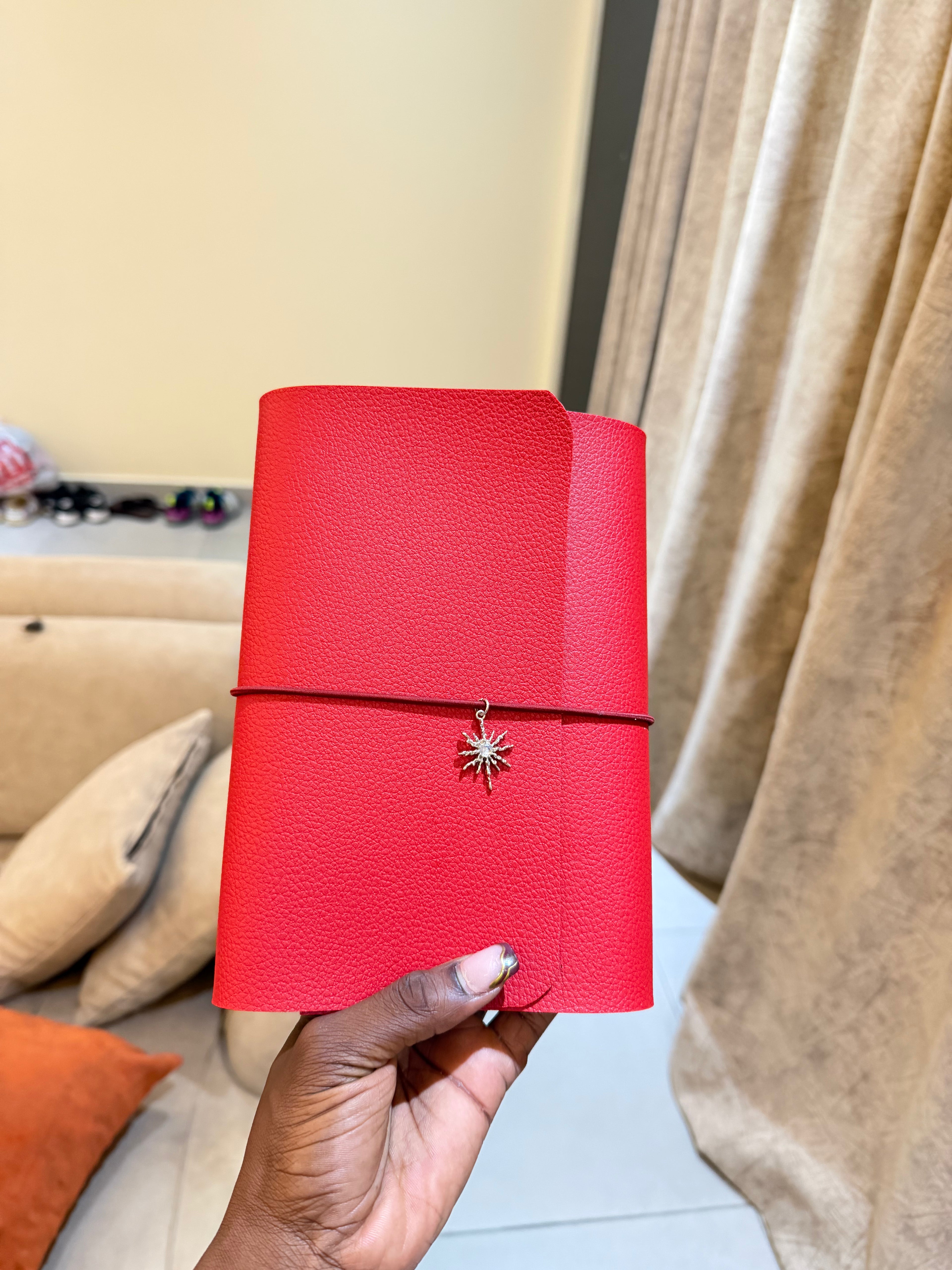 A5 Trifold Leather Journal