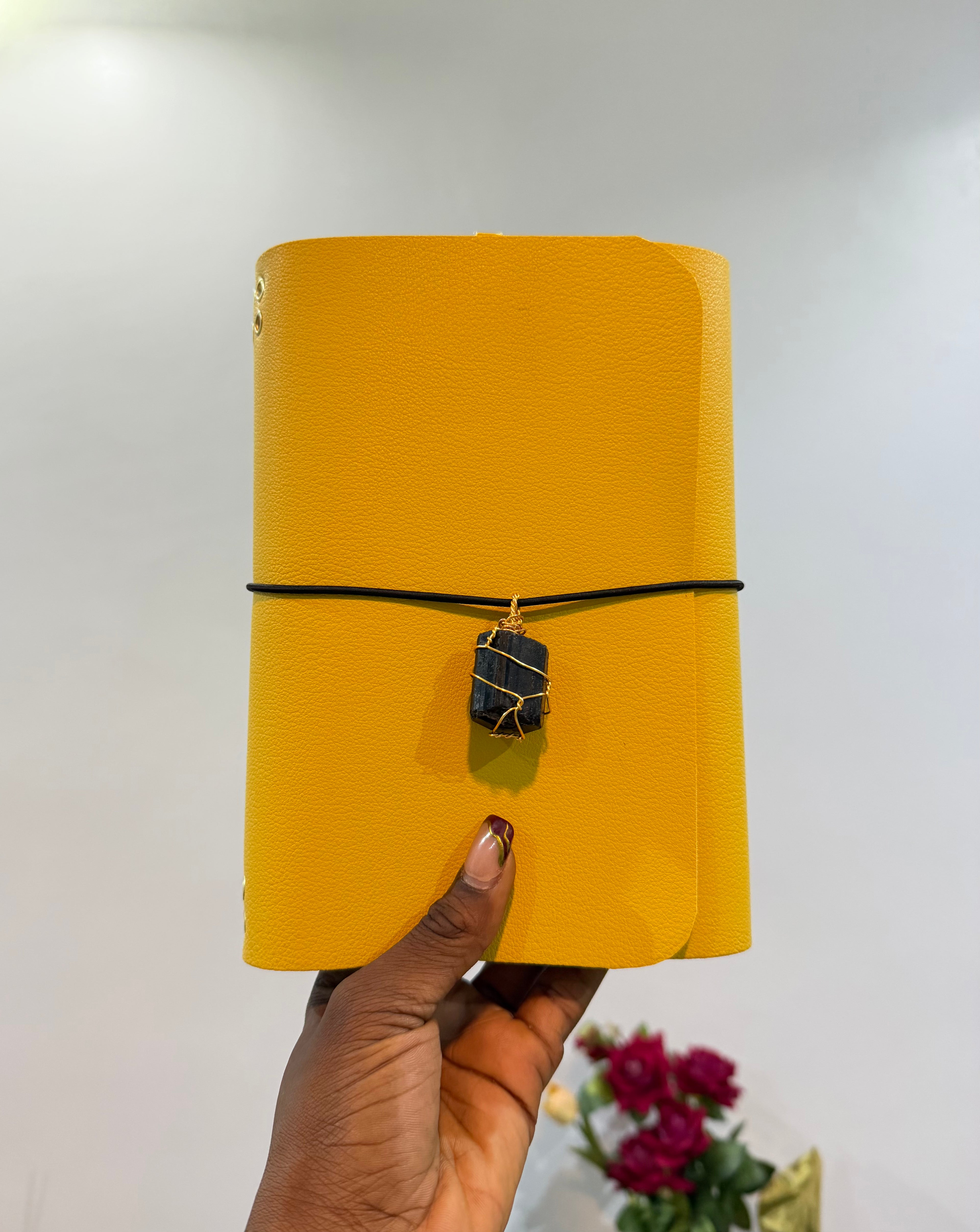 A5 Trifold Leather Journal