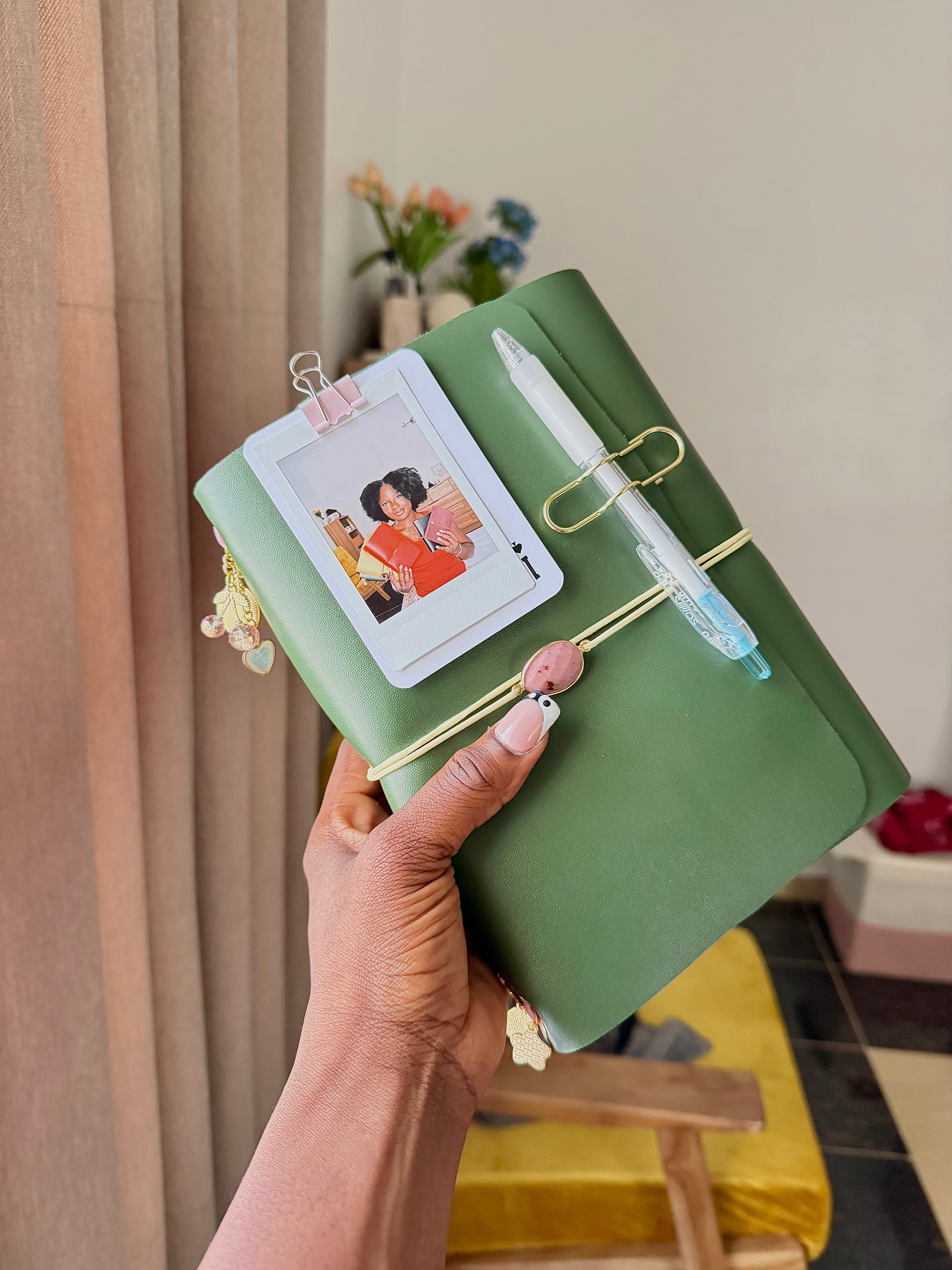 A6 Trifold Leather Journal