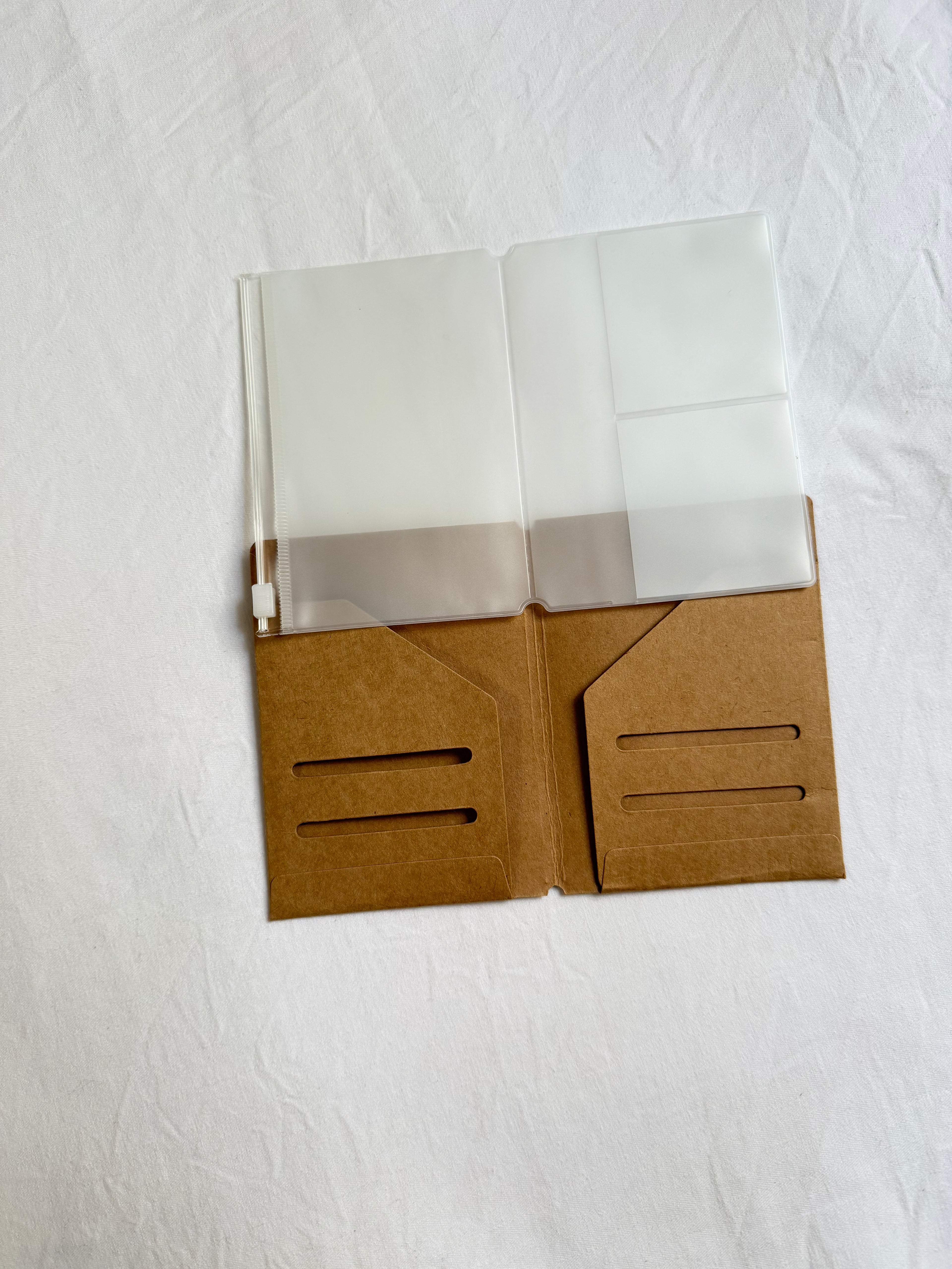 PVC and Kraft Paper Pockets