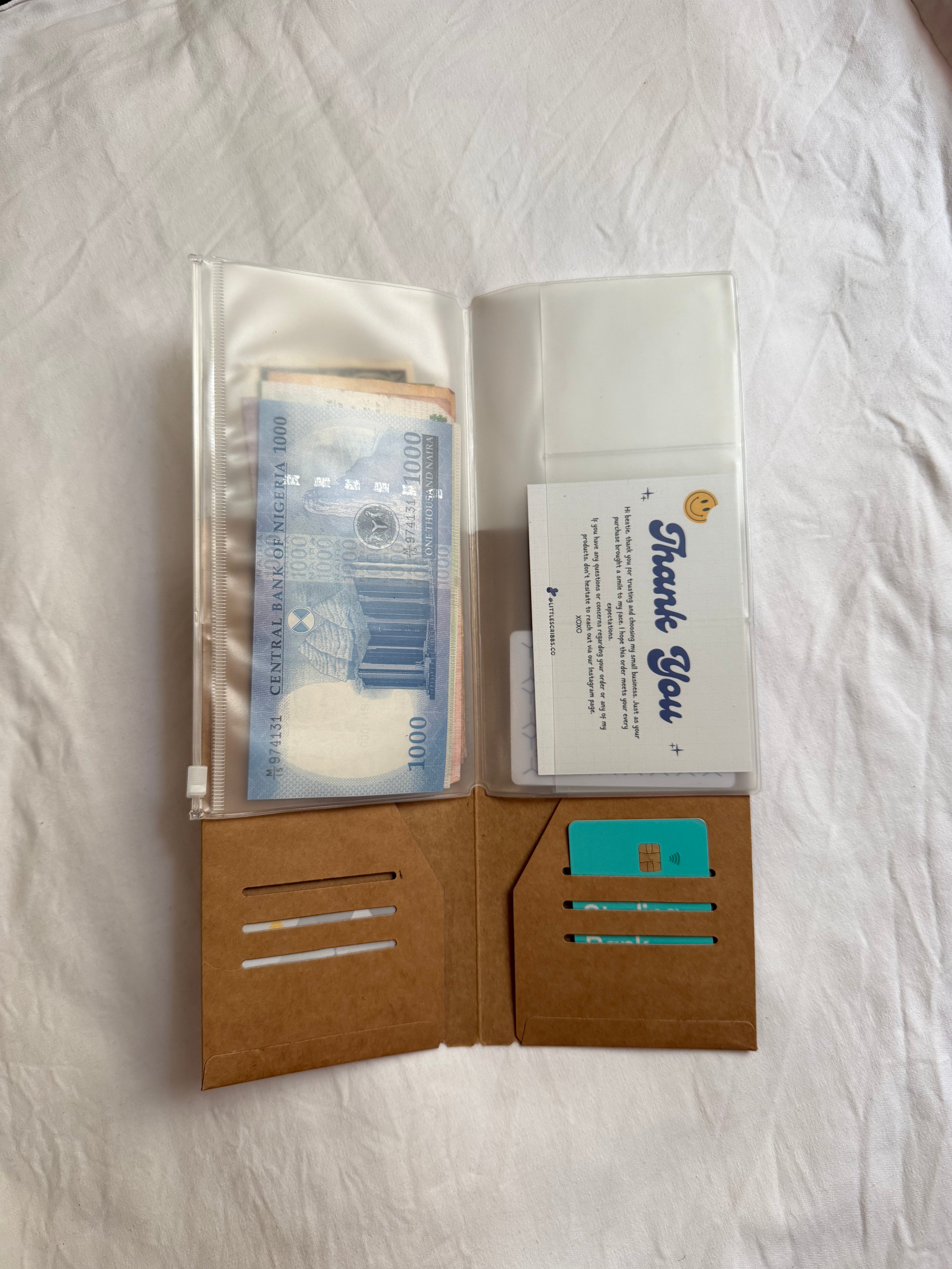 PVC and Kraft Paper Pockets