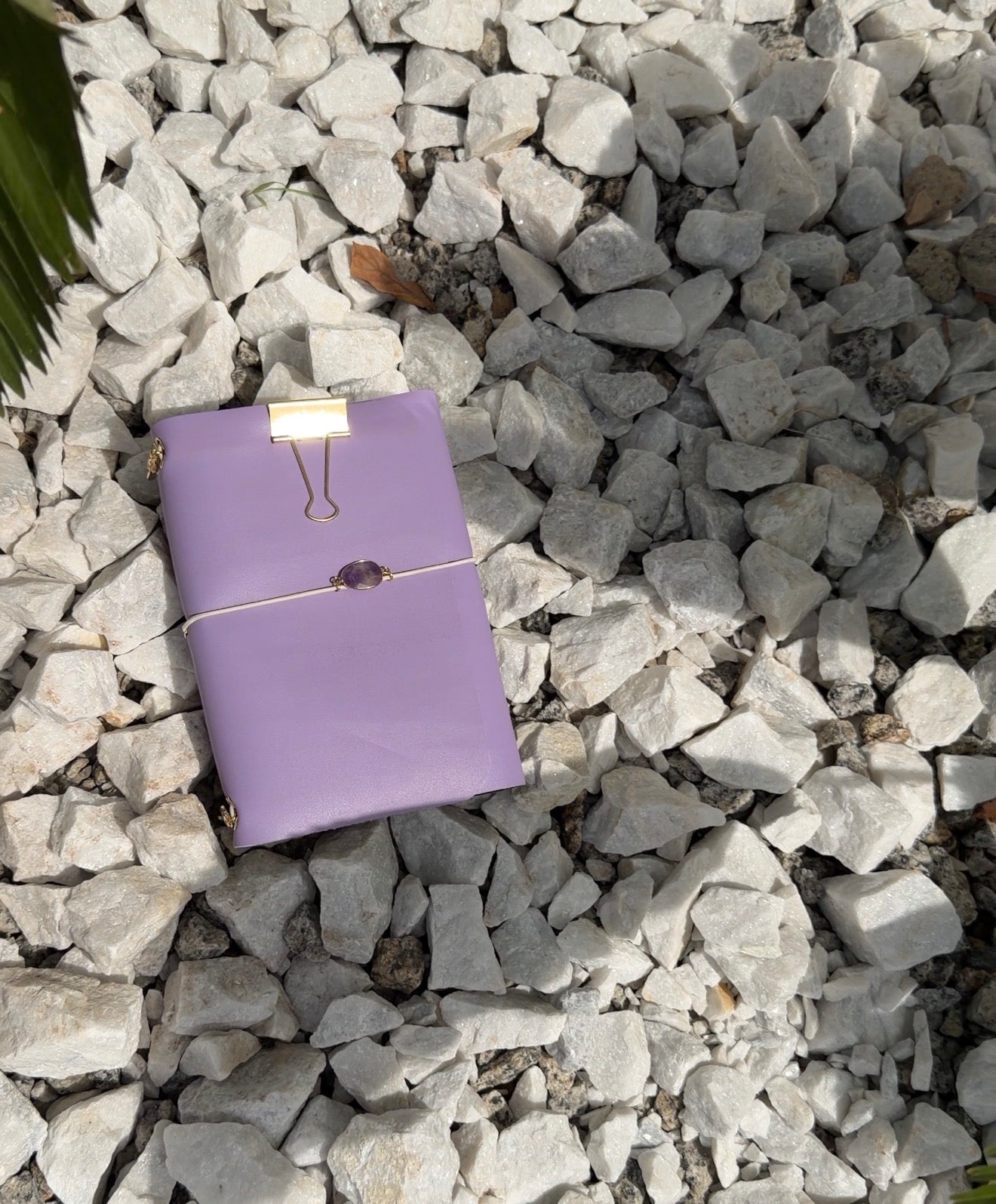 A5 Trifold Leather Journal