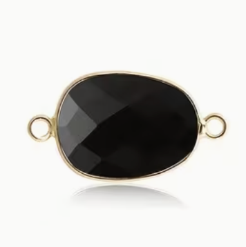 Natural Stone Center Charm