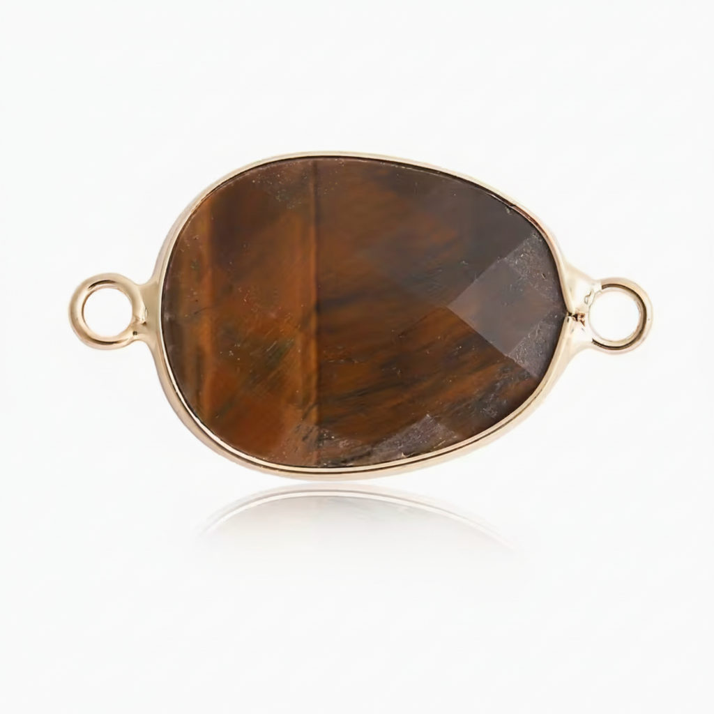 Natural Stone Center Charm